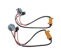 Zilimontt 2 Stück BA15S 1156 LED-Leuchtmittel OBC Canceller Decoder Last Canbus Widerstand für Auto für DRL Nebelscheinwerfer Rückleuchten 50W Lastwiderstand Decoder