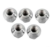 Zilimontt Chrom-Radmuttern, 5 Stück, für Focus, Connect, Fiesta, C-Max, Kuga, für Corsa, C30, C70 II, S40 II, V40, V50 - direkter Ersatz mit