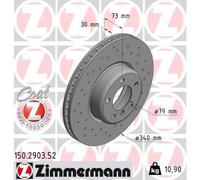 ZIMMERMANN Bremsscheibe 150.2903.52 für BMW