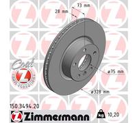 ZIMMERMANN 150.3494.20 Bremsscheibe für BMW
