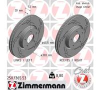 Zimmermann | Bremsscheibe | 250.1365.53