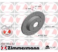 Bremsscheibe ZIMMERMANN 250.1354.52