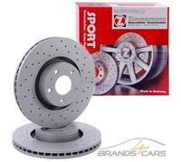 ZIMMERMANN 2x SPORT-BREMSSCHEIBE VORNE FÜR AUDI A3 SEAT LEON SKODA VW GOLF 6