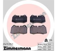 ZIMMERMANN Brake Pad Set, disc brake 21471.175.1