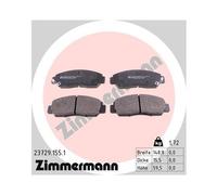 ZIMMERMANN Bremsbelagsatz, Scheibenbremse 23729.155.1 für HONDA