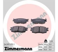 ZIMMERMANN Bremsbeläge vorne für Hyundai Accent III Stufenheck i20 KIA Rio II