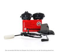 ZIMMERMANN Bremsbeläge + Warnkontakt für BMW Z4 E85 2.0-3.0si E86 3.0si hinten