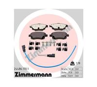 ZIMMERMANN Bremsbelagsatz, Scheibenbremse 24486.170.1 für FORD