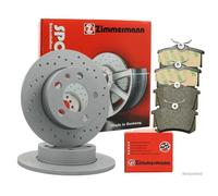 Bremsscheibe Hinterachse Zimmermann 100.3358.52