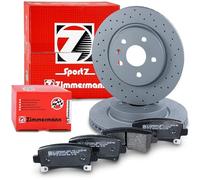 ZIMMERMANN Bremsenset Hinterachse inkl. Sport Bremsscheiben Coat Z hinten Ø 315 mm innenbelüftet und Bremsbeläge hinten Kompatibel mit OPEL INSIGNIA A SAAB 9-5 (YS3G)