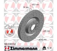 Bremsscheibe ZIMMERMANN 100.3301.52 SPORT COAT Z VAG