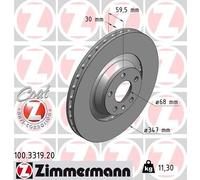 Bremsscheibe Vorderachse Zimmermann 100.3319.20