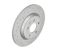 ZIMMERMANN Bremsscheibe 100333352 Hinterachse Gelocht 300mm 12mm für Audi (FAW) VAG VW (SVW)