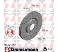 Zimmermann | Bremsscheibe | 110.2212.52
