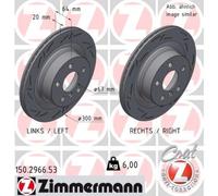 Zimmermann | Bremsscheibe | 150.2966.53