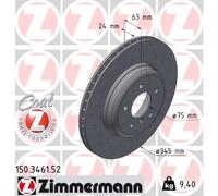 ZIMMERMANN 150.3461.52 Bremsscheibe