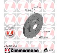 230.2365.52 Bremsscheibe SPORT Z