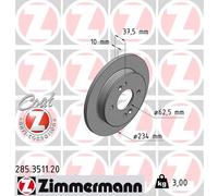Bremsscheibe COAT Z 285.3511.20