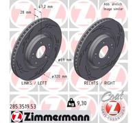 285.3519.53 Bremsscheibe BLACK Z