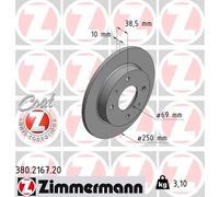 Zimmermann | Bremsscheibe | 380.2167.20