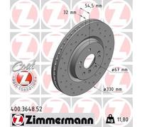 Zimmermann | Bremsscheibe | 400.3648.52