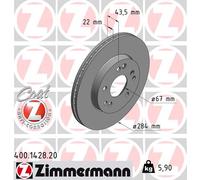 Zimmermann | Bremsscheibe | 400.1428.20