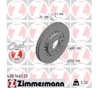 Bremsscheibe Vorderachse Zimmermann 430.1461.20