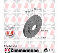 Zimmermann | Bremsscheibe | 600.3205.52