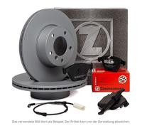 ZIMMERMANN Bremsscheiben Ø 280mm + Beläge + Wako für MERCEDES W176 A180 vorne