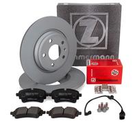 ZIMMERMANN Bremsscheiben Ø 300mm + Beläge + Sensor für AUDI Q5 (FY) 1KD hinten