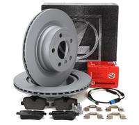 ZIMMERMANN Bremsscheiben Ø 300mm + Beläge Sensor für BMW G20 G21 G22 G23 hinten