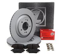 ZIMMERMANN Bremsscheiben Ø 314mm + Beläge für HYUNDAI i30 N i30N PD 19'' hinten