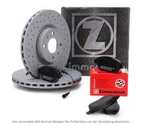 ZIMMERMANN Bremsscheiben Ø 316mm Beläge Wako für MINI R56 R55 bis 08.2010 vorne