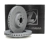 ZIMMERMANN Bremsscheiben Ø 344mm für MERCEDES W212 S212 C/A207 vorne 0004211512