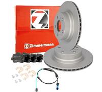ZIMMERMANN Bremsscheiben 300mm Bremsbeläge WAKO Satz Hinten für BMW G42 G20-G26