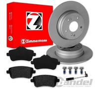 Zimmermann BREMSSCHEIBEN 325mm + BELÄGE HINTEN für MERCEDES W166 M-KLASSE + GLE
