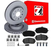 Zimmermann Bremsscheiben 330mm + Beläge Vorne Für Mercedes Gle 300 D V167 W167 Bremsbelagsatz Scheibenbremse: A.b.s.: 35221 Abakus: 23101385 Aisin: