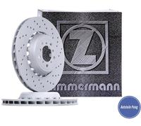 Zimmermann 1x Bremsscheibe Ø380 belüftet Vorderachse Rechts [Hersteller-Nr. 150.2941.70] für BMW