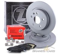 ZIMMERMANN BREMSSCHEIBEN +BELÄGE HINTEN FÜR OPEL ASTRA J MOKKA CHEVROLET CRUZE