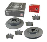 Zimmermann Bremsscheiben + Bremsbeläge vorne für Mazda 6