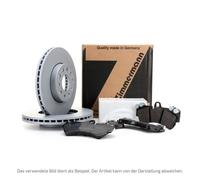 ZIMMERMANN Bremsscheiben pb:z Beläge für PORSCHE 928 S GT GTS 944 2.5 T hinten