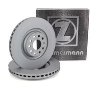ZIMMERMANN Bremsscheibe 600324320 Vorderachse belüftet 340mm 30mm für VAG