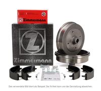 ZIMMERMANN Bremstrommeln Ø 228,3mm + Backen für OPEL ADAM CORSA D E PUNTO hinten