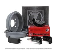 ZIMMERMANN Bremstrommeln Ø 254,5mm + Backen für JUMPER DUCATO BOXER hinten