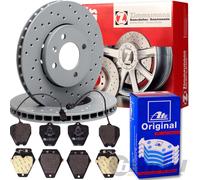 ZIMMERMANN SPORT BREMSSCHEIBEN 314mm + ATE BELÄGE VORNE für AUDI 100 A6 C5 S4 S6
