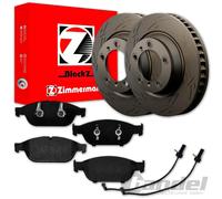 Zimmermann SPORT BREMSSCHEIBEN 356mm + BELÄGE VORNE passend für AUDI A6 A7 4G C7