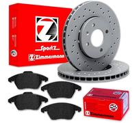 Zimmermann Sport Bremsscheiben + Beläge vorne