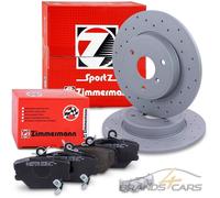 ZIMMERMANN SPORT-BREMSSCHEIBEN +BELÄGE VORNE FÜR SMART FORTWO CABRIO COUPE 451