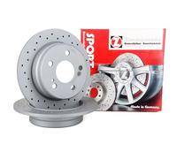 Zimmermann SPORT Bremsscheiben Satz für Mercedes 190 W201 W124 S124 C124 hinten