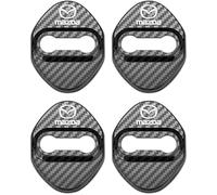 zjbzq 4 stück Edelstahl Türschloss Abdeckung für Mazda CX- 30 2019-2024, Wasserdicht Anti-Rost Auto Türkantenschoner Abdeckung, Türverriegelung Abdeckung Zubehör,D